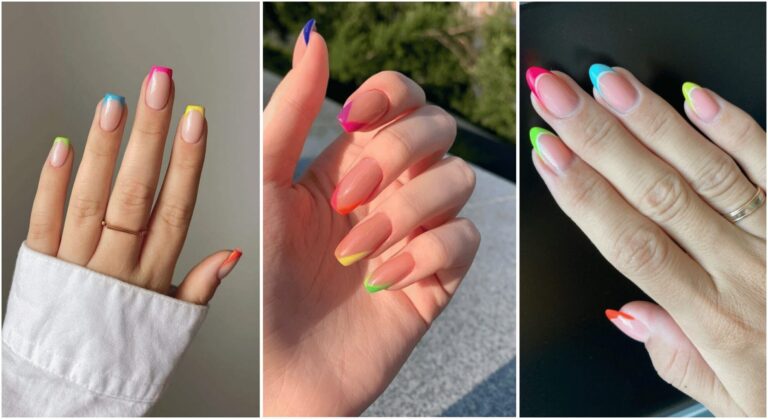 Summer French Tip Nail Designs