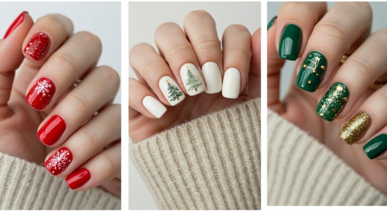 Christmas Nails Design Simple