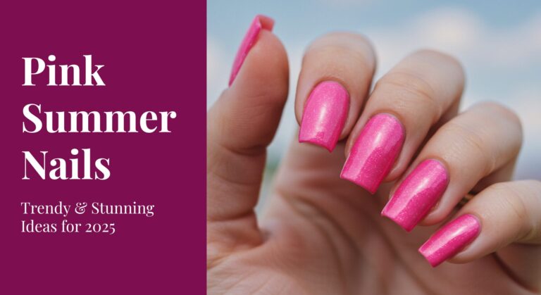 Pink Summer Nails
