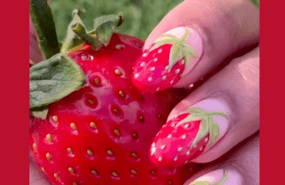 35+ Pink Summer Nails ideas for Trendy style in 2025 15 Stylish pink summer nails with strawberry mani acrylic design