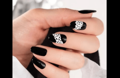 40+ Insanely Cool Black and White Nails Design to Try 13 Black and White Nails