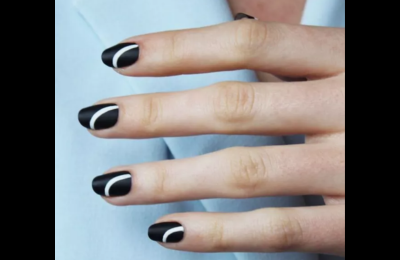 40+ Insanely Cool Black and White Nails Design to Try 23 Black and White Nails