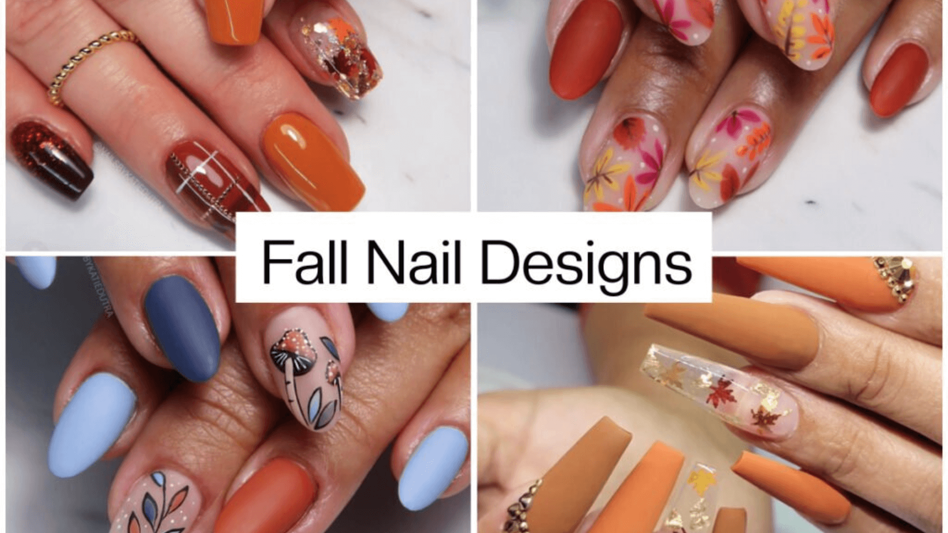 38+ Almond Nail Designs Fall – Trending Ideas This Season 1 Almond Nail designs Fall