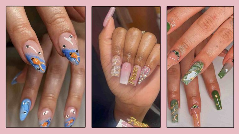 37 Mesmerizing Pisces Nail Ideas to Make Waves 24 37 Mesmerizing Pisces Nail Ideas to Make Waves