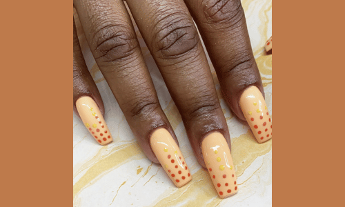 25 Must Try Polka Dot Nail Designs for a Stylish Look 16 A creative mix of colorful polka dot nails for a cheerful and artistic vibe