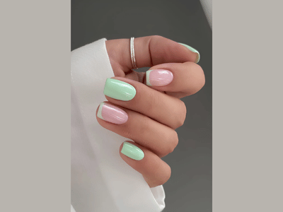 50 Stunning Short Spring Nail Designs Trending in 2025 3 Short spring nail design in calming mint green, clean and sophisticated.