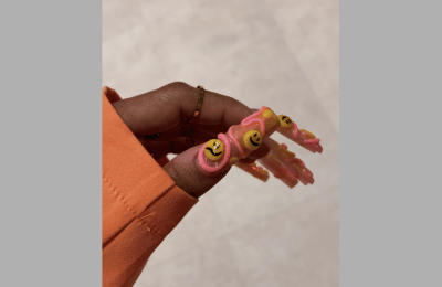 31 Smiley Nail Designs to Brighten Your Look | 2025 Trends 24 Bold 3D smiley face nails for a playful and standout design
