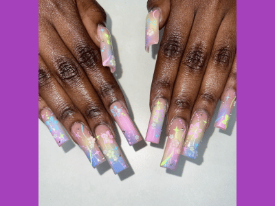 Rainbow nail designs, May nail ideas with vibrant patterns