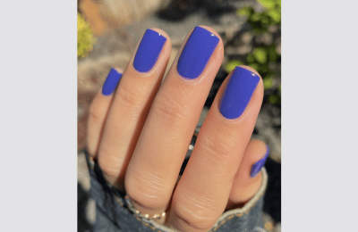 29 Stunning Spring Nail Color ideas to Make Your Mani Bloom 4 Denim blue nails color for your spring season