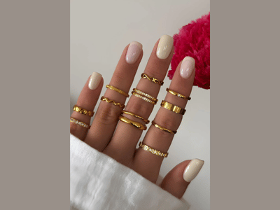 50 Stunning Short Spring Nail Designs Trending in 2025 32 Stunning vanilla mani nails art