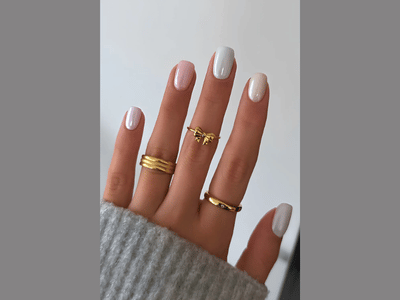 50 Stunning Short Spring Nail Designs Trending in 2025 41 Pastel chrome nails with multi colors