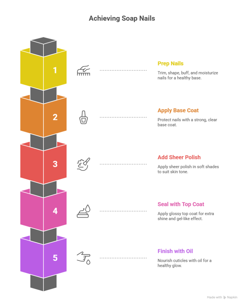 soap nail design at home 
